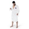 NCAA East Carolina Pirates White Out Silk Touch Robe Large/XLarge - 2 of 4