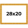 PosterPalooza | 28x20 Bamboo Picture Frame, UV Acrylic, 4 Finishes - Brown, Black, Gold, and Natural - 2 of 4