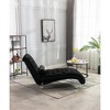 Leisure Concubine Sofa with Solid Acrylic Legs for Living Room or Bedroom - 3 of 4