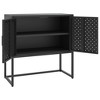 vidaXL Sideboard Black 29.5 in.x13.8 in.x29.5 in. Steel - 4 of 4