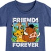 Girls' - Disney - Simba Pumbaa, & Timon Fitted Short Sleeve Graphic T-Shirt - 2 of 4