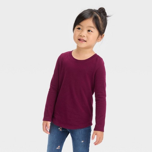 Toddler Girls' Waffle Shirt - Cat & Jack™ : Target