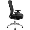 Emma and Oliver 24/7 300 lb. Rated High Back Swivel Seat Slider Lumbar Ergonomic Office Chair - 3 of 4