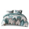 NicBex 3 Pcs Printed Cotton Bedding Set, Comforter Set Bedding Comforter Sets Duvet Cover Sets with Matching Shams, Machine Washable - 3 of 4