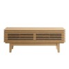 Render TV Stand for TVs up to 53" Brown - Modway: L-Shaped, Oak Finish, Metal Hardware, Cable Management - 4 of 4