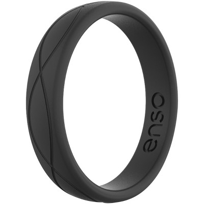 Enso Rings Classic Etched Legends Series Silicone Ring - 9 - Mermaid S