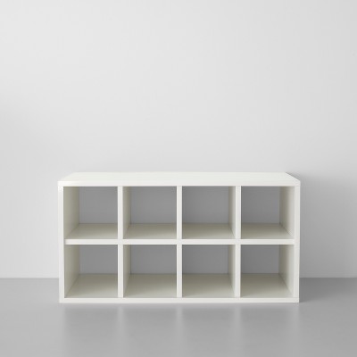 white shoe shelf