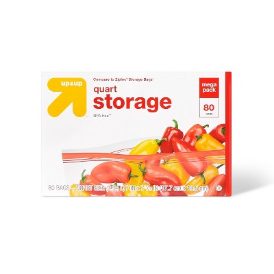 Quart Freezer Storage Bags - 40ct - Up & Up™ : Target