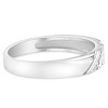 Pompeii3 1/10ct Diamond Mens Ring 14K White Gold - 3 of 4