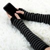 INSPIRE CHIC Winter Warmers Fingerless Thumbhole Knitted Party Costume Gloves - 4 of 4