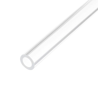 Unique Bargains Lamp and Lantern Water Cooling System Acrylic Rigid Round Pipe Clear 10"