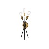 Elegant Lighting Lucca 11 inch bath sconce in black and brass - 3 of 4