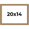 PosterPalooza | 20x14 Wood Antique Frame with UV Acrylic, 4 Finishes: Bronze, Gold, Silver, and Black - 2 of 4