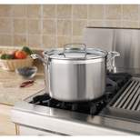 Cuisinart Classic MutliClad Pro 8qt Stainless Steel Tri-Ply Stockpot with Cover MCP66-24N - Silver