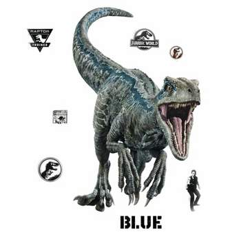 Jurassic World 2 Blue Velociraptor Giant Kids' Wall Decal