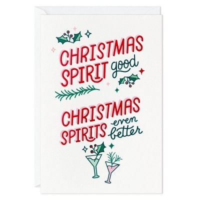 10ct Hallmark Christmas Spirits Holiday Greeting Cards