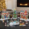 13-Piece Holiday Snowy Village with Lights and Sounds - 2 of 4
