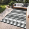 Waterproof Outdoor Rug, Reversible Plastic Straw Mat for Patio, Camping, Beach, Deck, Backyard & Balcony - 2 of 4