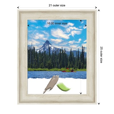 Classic White Polystyrene Wall Picture Frame 16x20