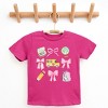 The Juniper Shop Coquette Watercolor School Chart Youth Short Sleeve Tee - 2 of 4