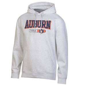 NCAA Auburn Tigers Gray Fleece Hooded Sweatshirt - 1 of 3