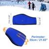 Unique Bargains Polar Fleece Stretchy Winter Running Sweatband with Button Ear Warmer Headband - 2 of 4