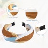 Unique Bargains Women's Fashion Color Block Knotted Wide Headband 1.57" Width 1 Pc - 4 of 4