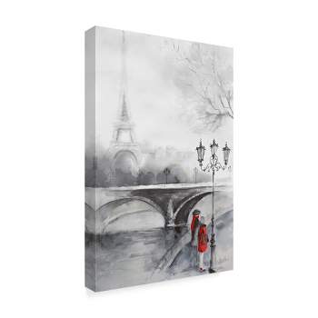 Trademark Fine Art -Marietta Cohen Art And Design 'Eiffel Tower Illustration 1' Canvas Art