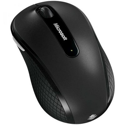 Microsoft Wireless Mobile Mouse 4000 - BlueTrack Enabled - Nano Transceiver - 4-way Scrolling and 4 Customizable Buttons