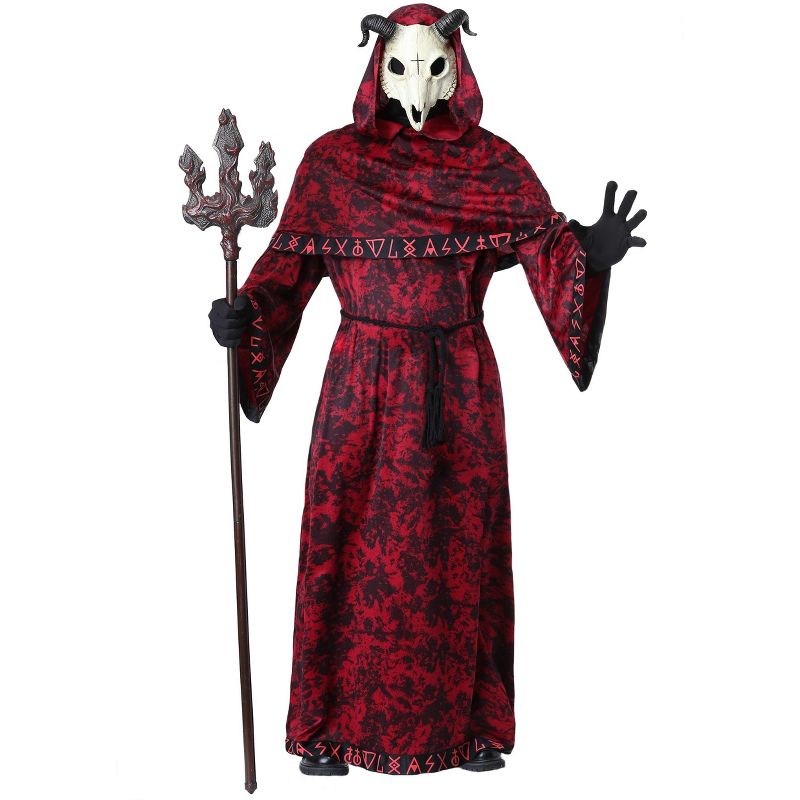 HalloweenCostumes.com Men's Plus Size Demon Costume, 1 of 2