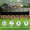 Firewood Rack with Waterproof Cover, Stainless Steel Outdoor Indoor Wood Storage Holder, Weather Resistant - 2 of 4