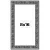 PosterPalooza | Panoramic Distressed Black Picture Frame - UV Acrylic, Foam Board Backing, Hanging Hardware - 2 of 4
