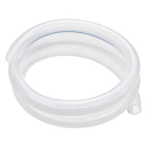 Unique Bargains Clear Braided Tube PVC High Pressure Industrial Tubing 1 Pc - 1 of 4
