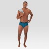 Hanes Premium Men's Stretch Classic Briefs 6pk - Blue/black/red : Target