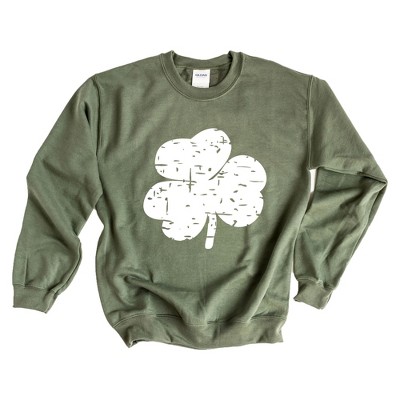 Simply Sage Market Women's Graphic Sweatshirt Grunge Clover