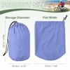 Unique Bargains Waterproof Ultralight Nylon Drawstring Stuff Storage Bag - 2 of 4