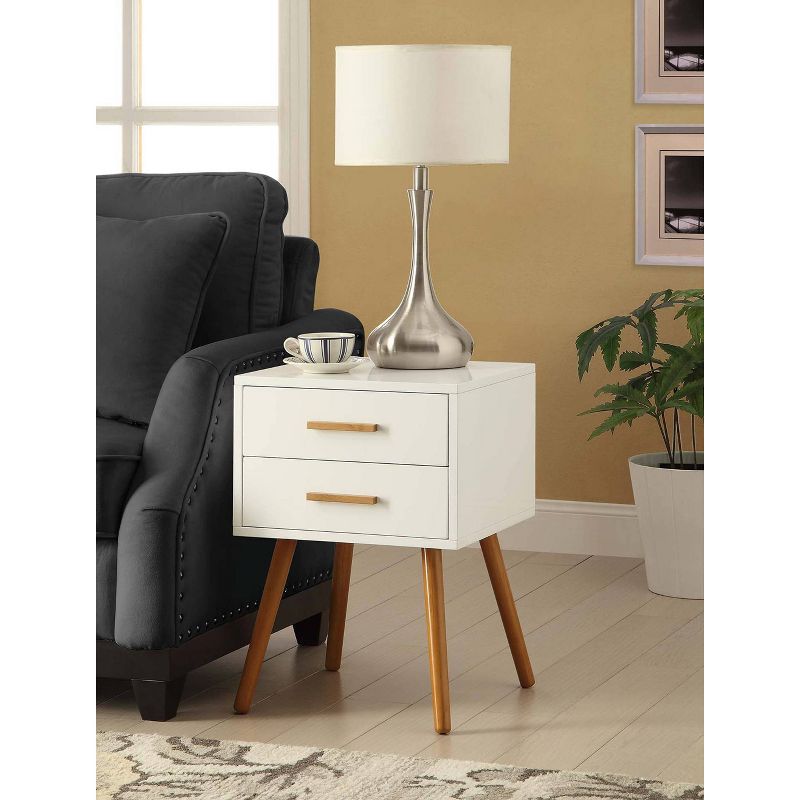 Oslo 2 Drawer End Table - Breighton Home, 2 of 7