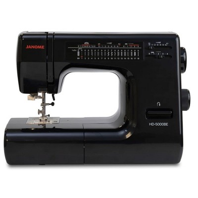 Janome Black Edition Heavy Duty Sewing Machine with Bonus Quilt Kit - HD5000