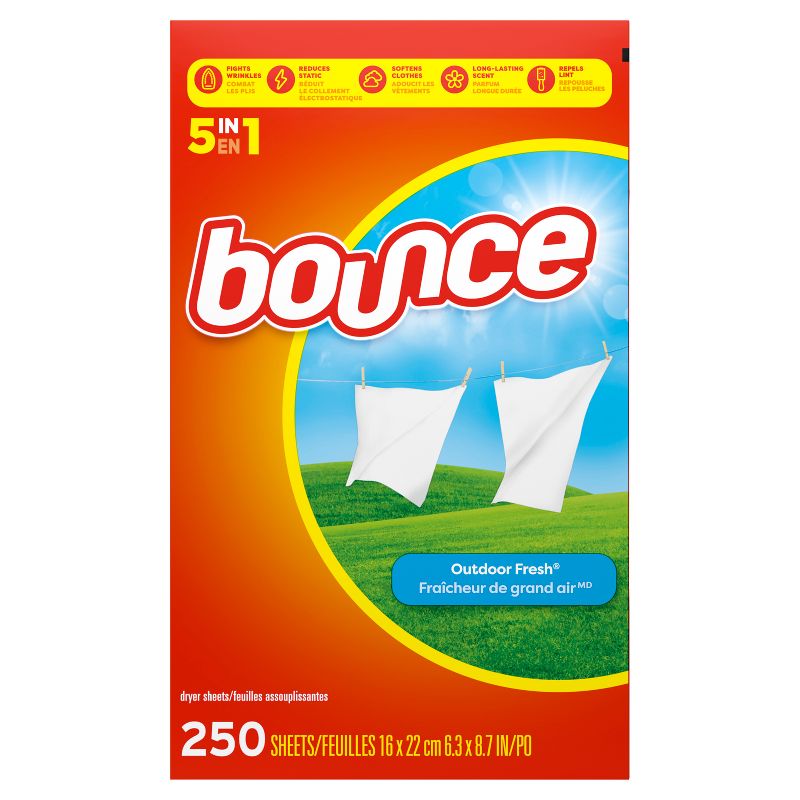 Bounce Outdoor Fresh Fabric Softener Dryer Sheets, 5 of 20