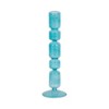 Glass Taper Candle Holder - Elegant Glass Candlestick - Decorative Home & Office Accent - Stylish Modern Design for Living Room & Bedroom - 3 of 4