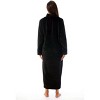 Just Love Womens Plush Zipper Lounger Solid Robe | Long Bathrobe Duster - image 3 of 3