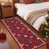 Christmas Rugs for Living Room Ultra-Soft Bedroom Carpet with Non-Slip Backing - 4 of 4