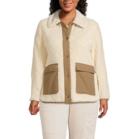 Lands End Women s Fleece High Pile Quilted Jacket Target