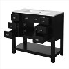 Dexmalle 36''Modern Bathroom Storage Cabinet with 2 Soft Closing Doors and 6 Drawers - 4 of 4