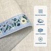 Washable Living Room Rug Floral Bordered Area Rugs Soft Thin Indoor Carpet  Modern Throw Aesthetic Mat Non Slip - 3 of 4