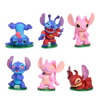 Детские фигурки Lilo & Stitch Disney Lilo & Stitch Character Figure Set, 6pk 3” Collectible Toy Figures — фото 3