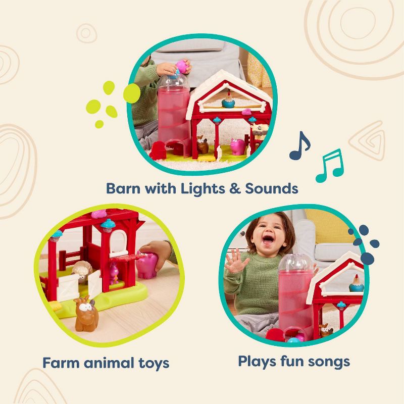 B. toys - Interactive Toy Red Barn - Musical Fun Farm, 5 of 12