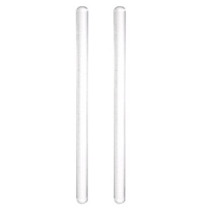 Unique Bargains Acrylic Embossed Non-Stick Round Head Baking Rolling Pins 2 Pcs - 1 of 3