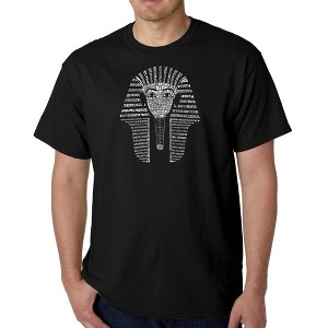 LA Pop Art Men's Word Art T-shirt - KING TUT - 1 of 4