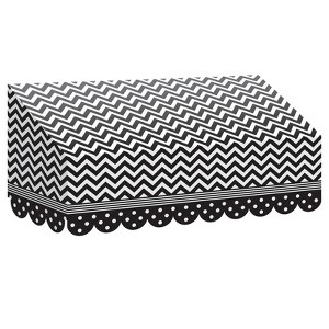 Teacher Created Resources Black & White Chevrons and Dots Awning (Pack of 3) - 1 of 1
